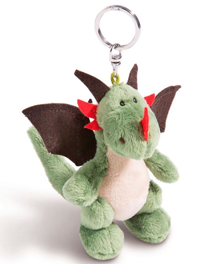 DRAGON VERDE SENTADO 10 CM.