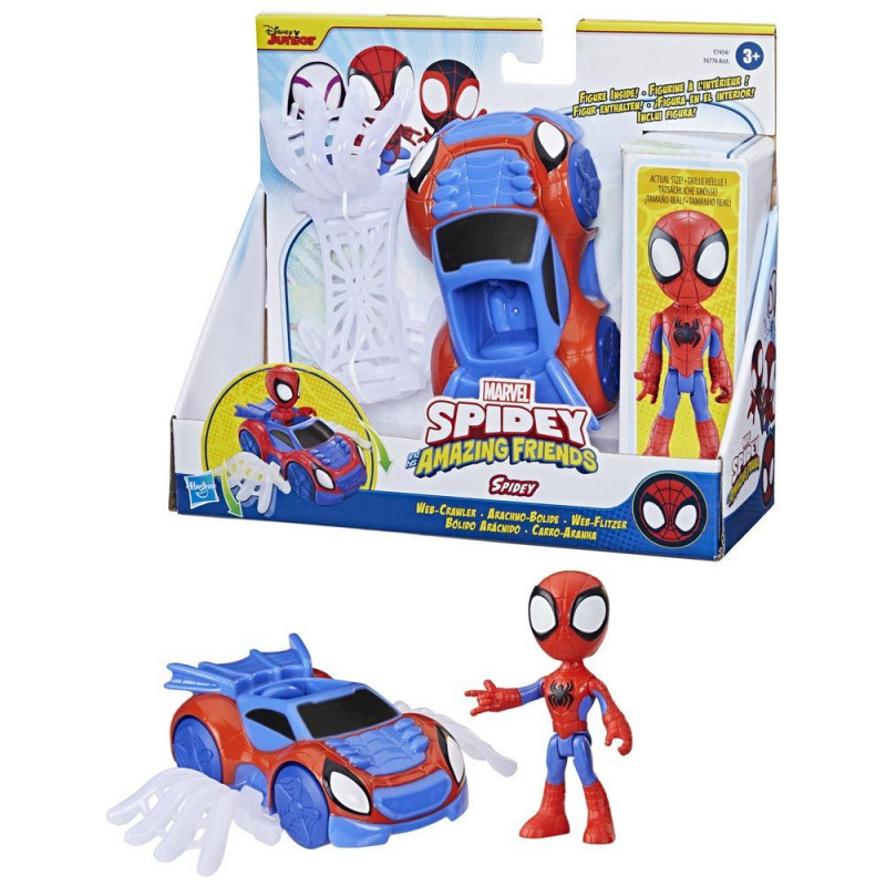 SPIDEY SET FIG. + VEH. ARÁCNIDO