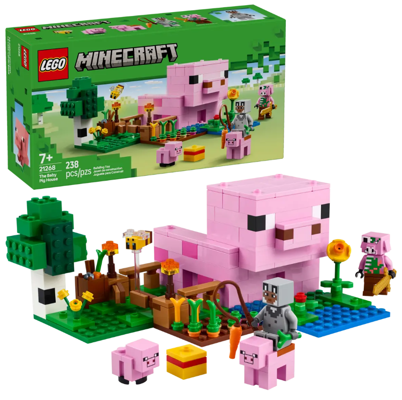 CASA CERDO BEBE MINECRAFT
