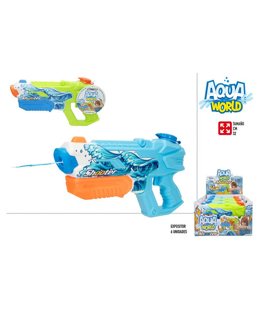 PISTOLA AGUA SHOOTER 32 CM.