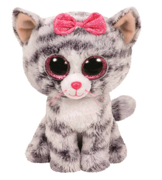 B.BOO GATO GRIS KIKI 15 CM.