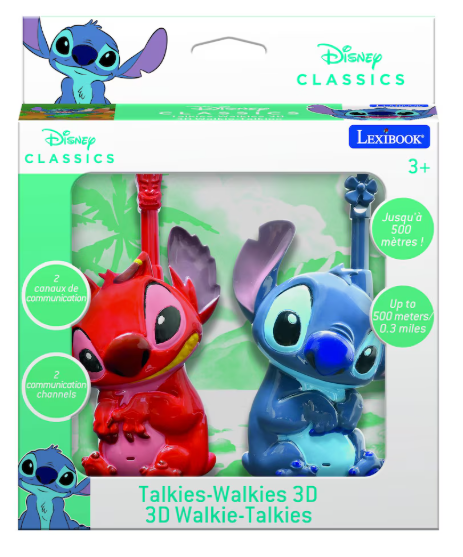 WALKIE TALKIES STITCH 3D
