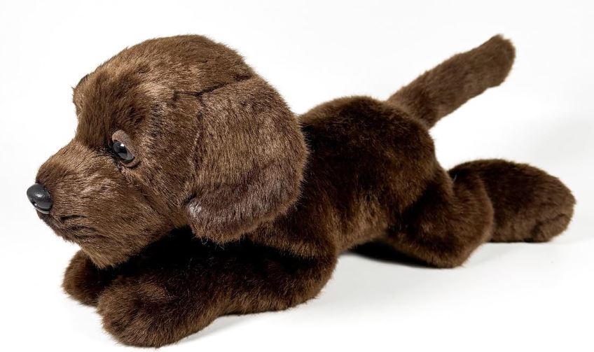 PELUCHE LABRADOR CHOC.25 CM.