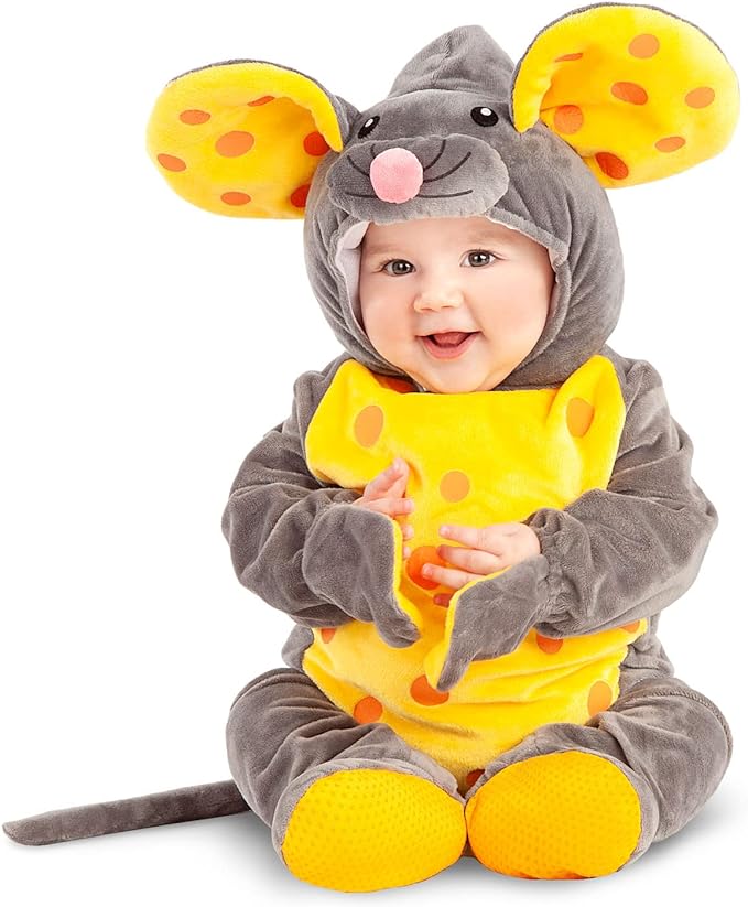 DISFRAZ BEBE RATON 7-12 M.