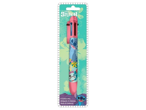 [12488977] BOLIGRAFO 6 COLORES STITCH