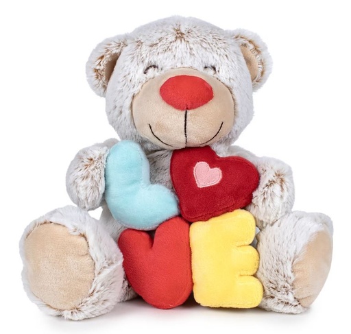 [13011702] PELUCHE OSITO 22 CM. LOVE 4COL.