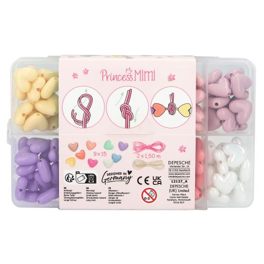 CUENTAS CORAZON DIY PRINCESS MIMI