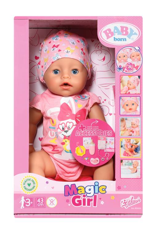 BABY BORN MAGIC NIÑA 43 CM.