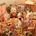 FAMILIA CONEJO CHOCOLATE SYLV.