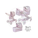 COCHE MUÑECAS NIZA 3x1