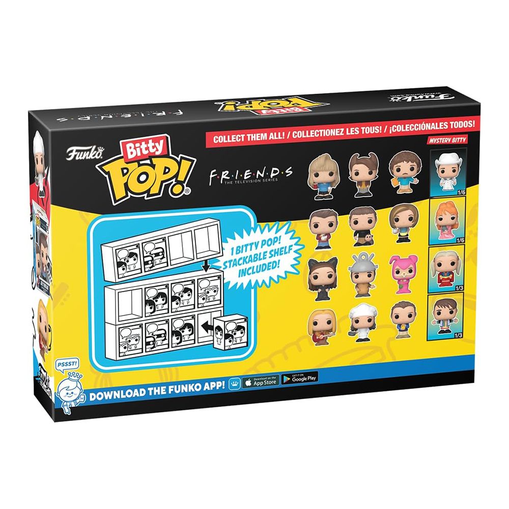 BITTY POP - FRIENDS RACHEL 4PACK