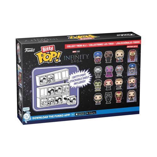 BITTY POP - CAP. AMERICA 4PK