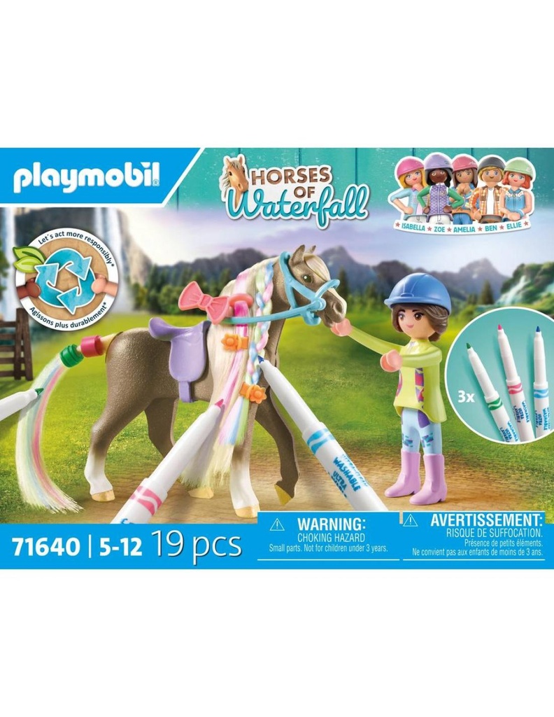 SET CABALLO PARA COLOREAR