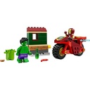 IRON MAN CON MOTO Y HULK