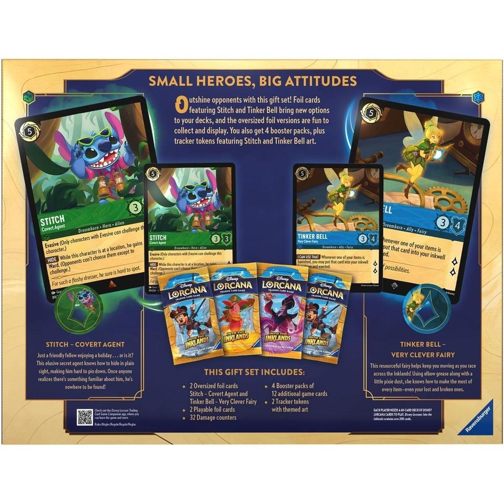 DISNEY LORCANA GIFT SET INTO THE INKLANDS