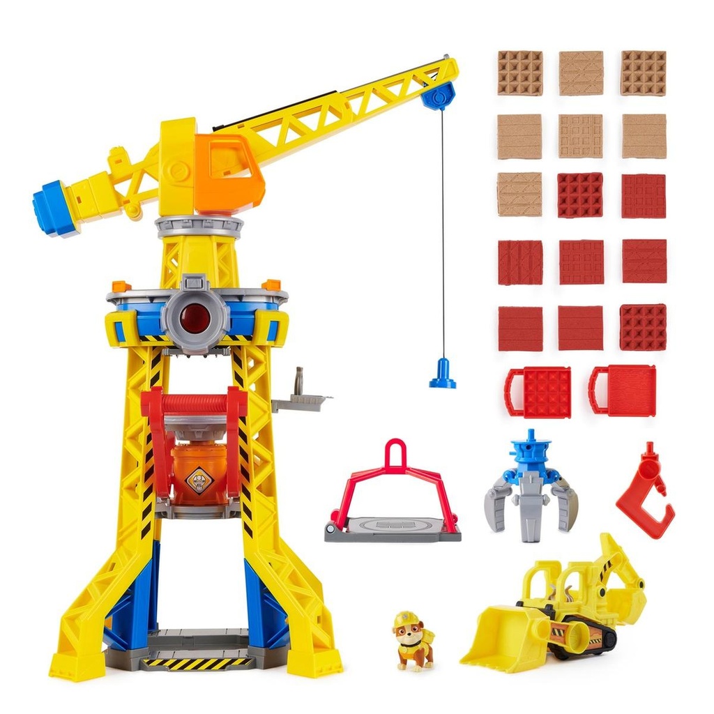 PAW PATROL GRUA+EXCAVADORA RUBBLE