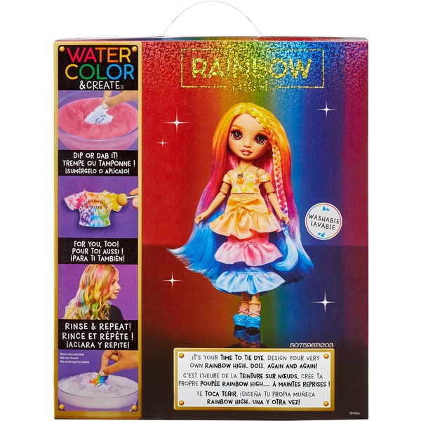 RAINBOW HIGH WATERCOLOR OJOS MARRONES