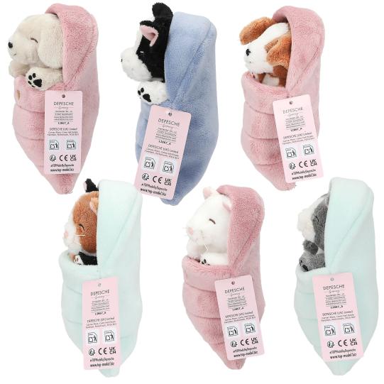 PELUCHES PERROS Y GATOS SACO DORMIR