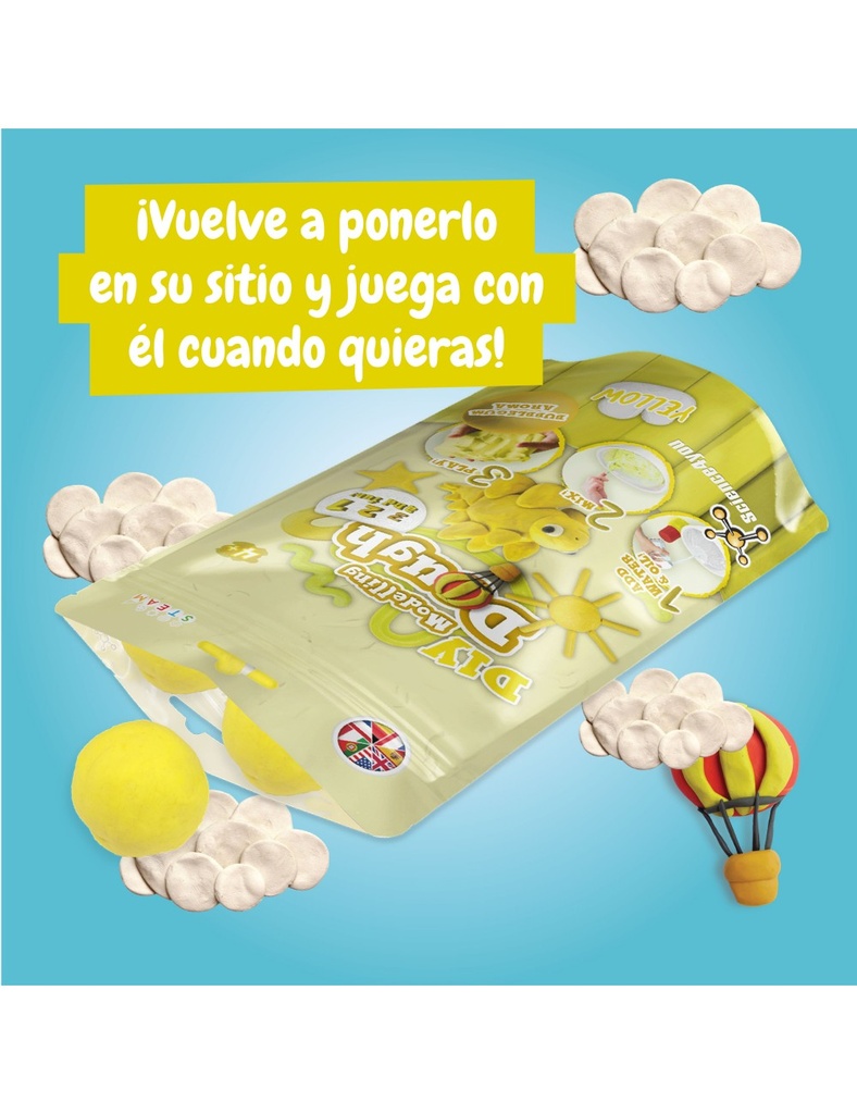 CREA PLASTILINA AMARILLA
