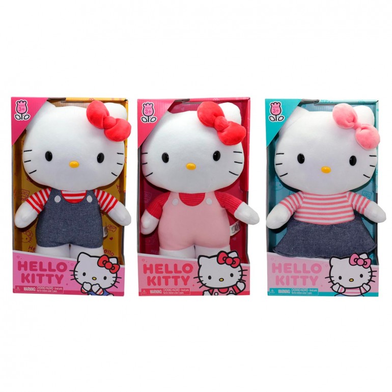 PELUCHE HELLO KITTY 30 CM. SURT.