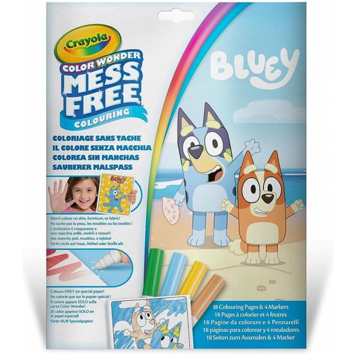 COLOREA SIN MANCHAS BLUEY