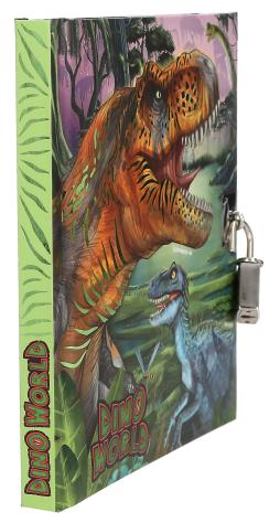 DIARIO C/CANDADO DINO WORLD