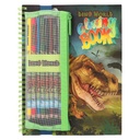 LIBRO COLOREAR C/LAP.DINO WORLD