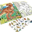 LIBRO COLOREAR C/LAP.DINO WORLD