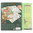 LIBRO COLOREAR C/LAP.DINO WORLD