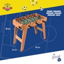 FUTBOLIN MADERA 69x36'5x65