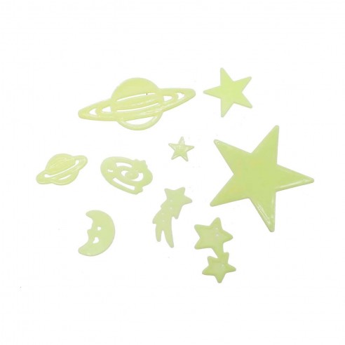 ESTRELLAS Y PLANETAS LUMINISCENTES