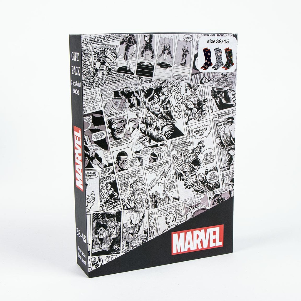 PACK REGALO CALCETINES MARVEL