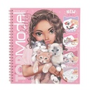 CREA TU LIBRO DE COLOREAR KITTY TOP MODEL