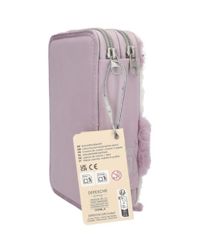 ESTUCHE DOBLE PENGUIN PRINCESS MIMI
