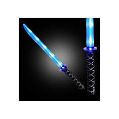 ESPADA NINJA LUZ/SON. 58 CM.