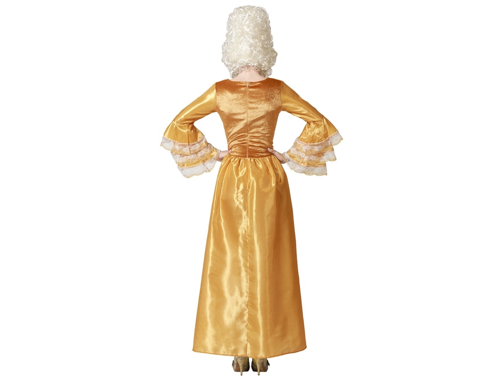 DISFRAZ CORTESANA DORADO XS-S