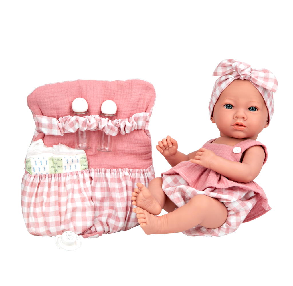 MUÑECA ARIA ROSA C/BOLSO 38
