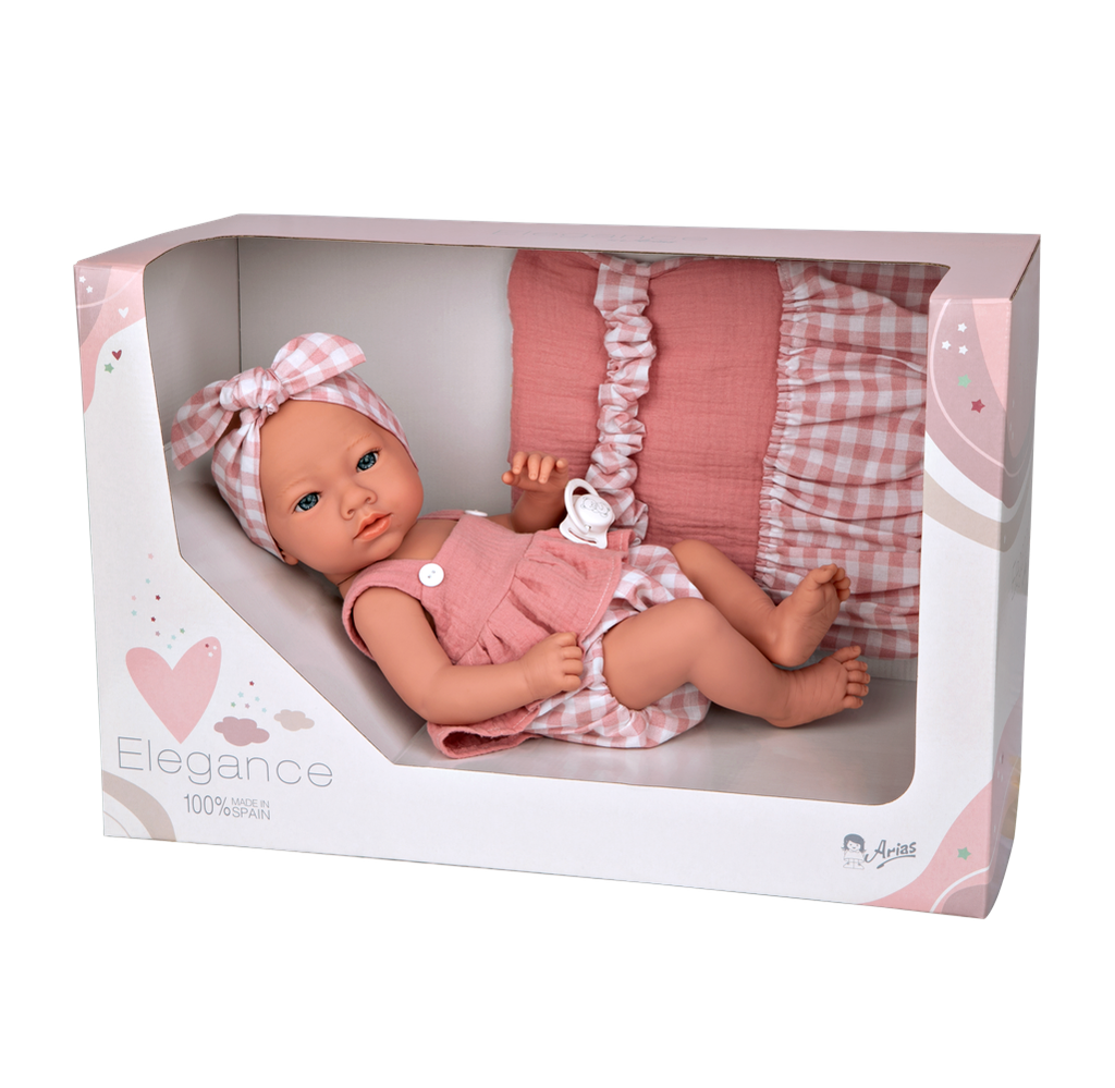 MUÑECA ARIA ROSA C/BOLSO 38