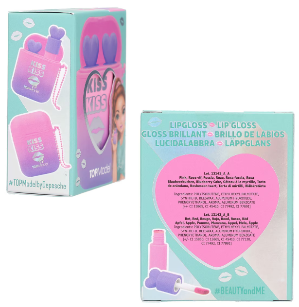 BRILLO LABIOS EN FUNDA AURICULAR TOP MODEL