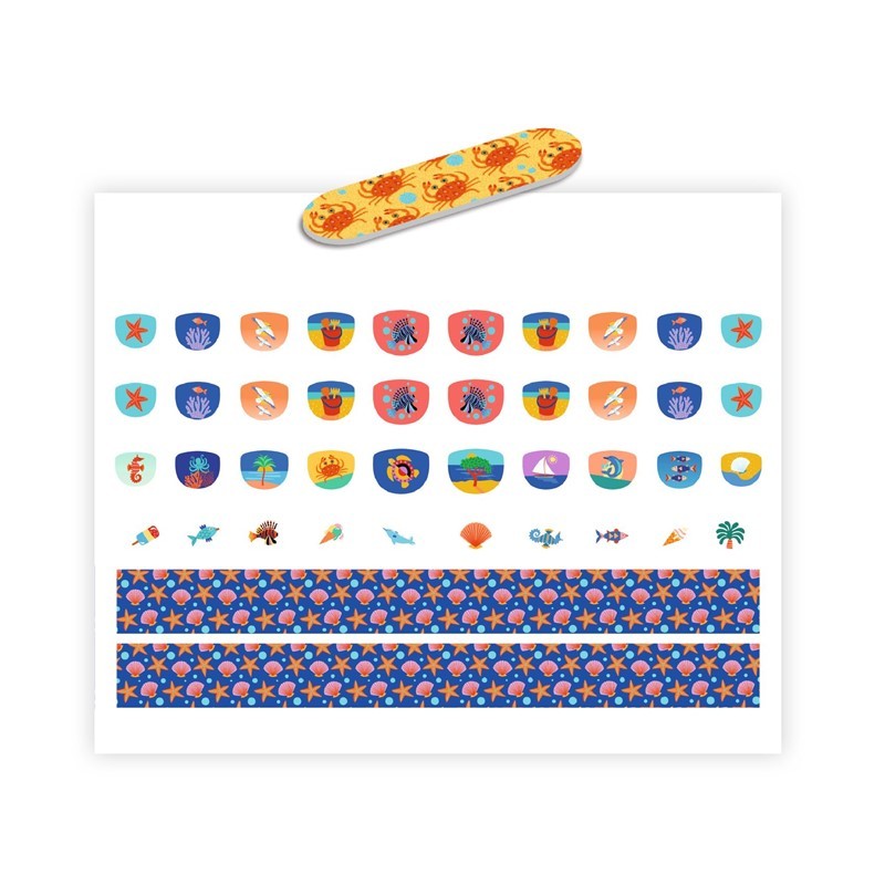 ADHESIVOS P/UÑAS MEDITERRANEO