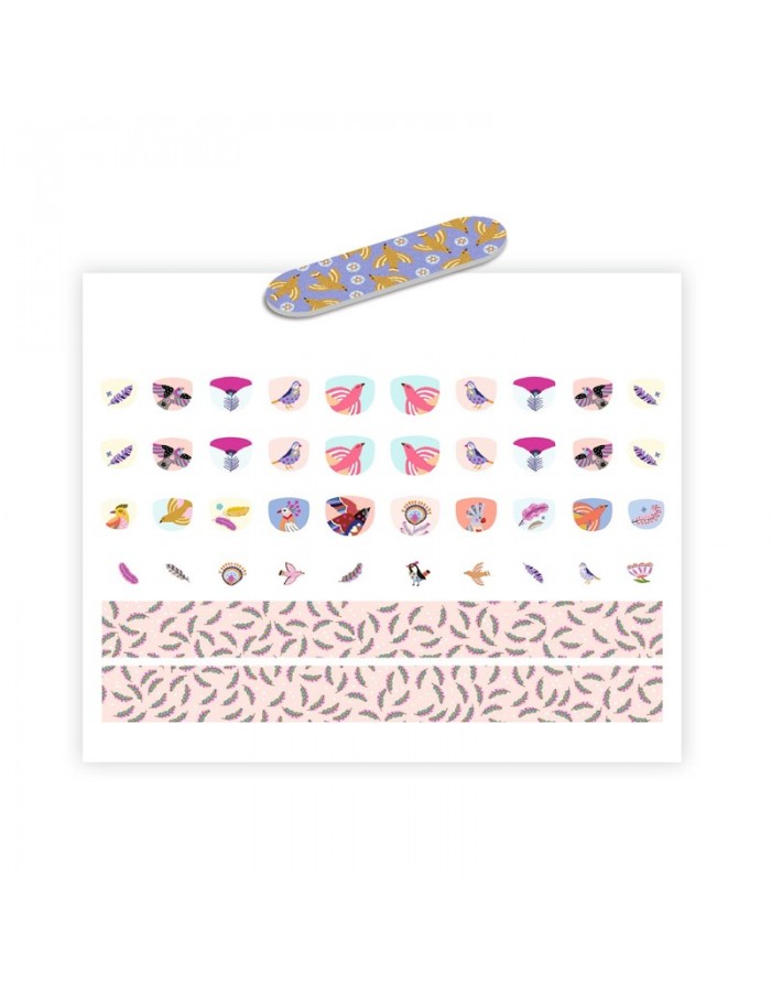 ADHESIVOS P/UÑAS PLUMAS