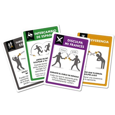 JUEGO VAMOS A PEGARNOS CON ESPADAS DE MENTIRA