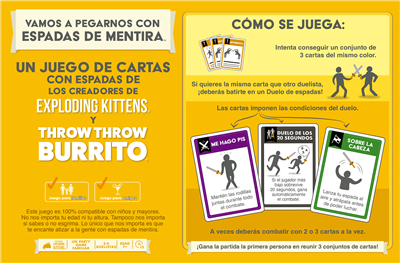 JUEGO VAMOS A PEGARNOS CON ESPADAS DE MENTIRA