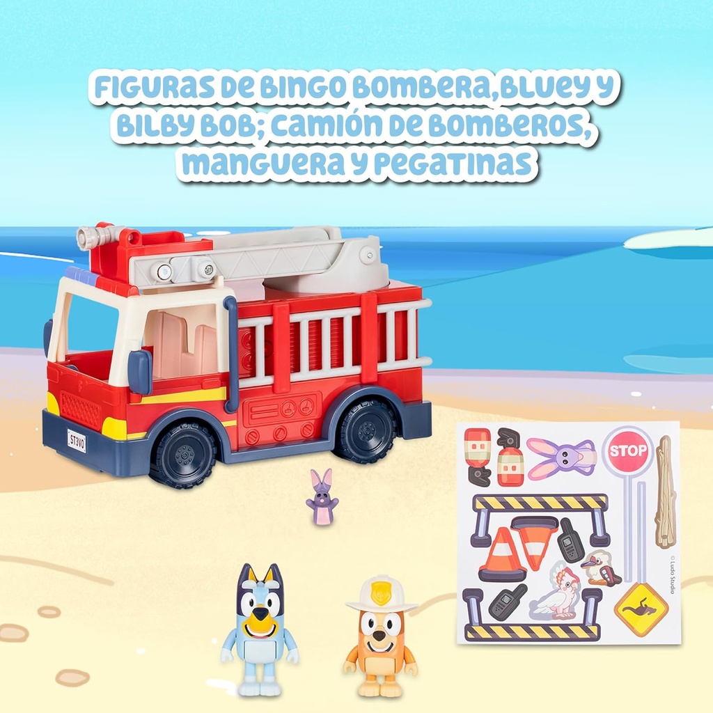 BLUEY CAMION BOMBEROS