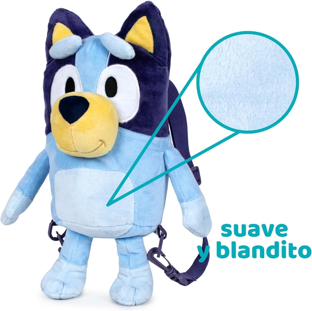 BLUEY MOCHILA PELUCHE 35 CM.