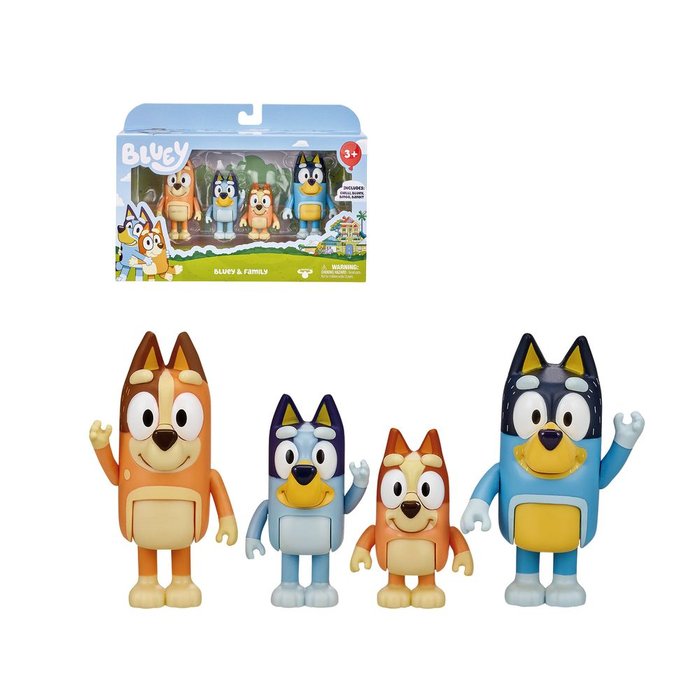 BLUEY PACK 4 FIG. SURT. S3