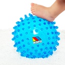 BOLA SENSORIAL AZUL 20 CM.