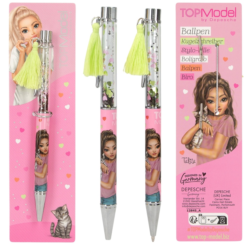 BOLIGRAFO C/CONFETI TOP MODEL