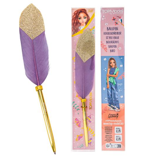 BOLIGRAFO C/PLUMA TOP MODEL