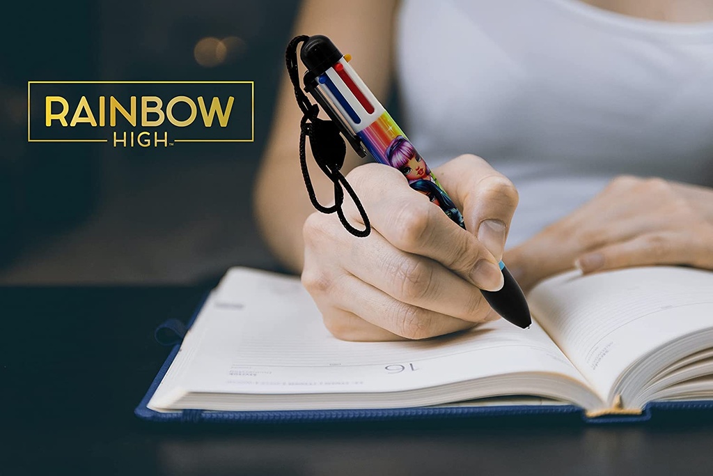 BOLIGRAFO RAINBOW HIGH 6 COL.